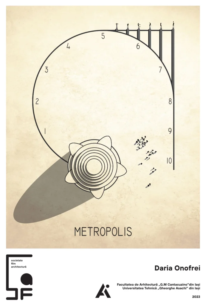 sf(a)society. film. architecture Metropolis alternative poster