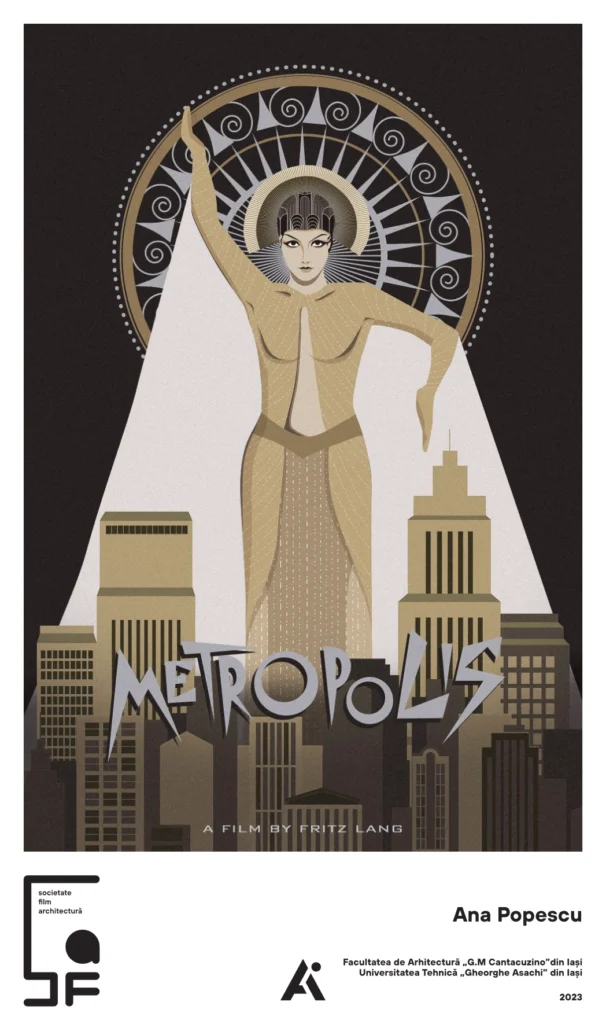 sf(a)society. film. architecture Metropolis alternative poster