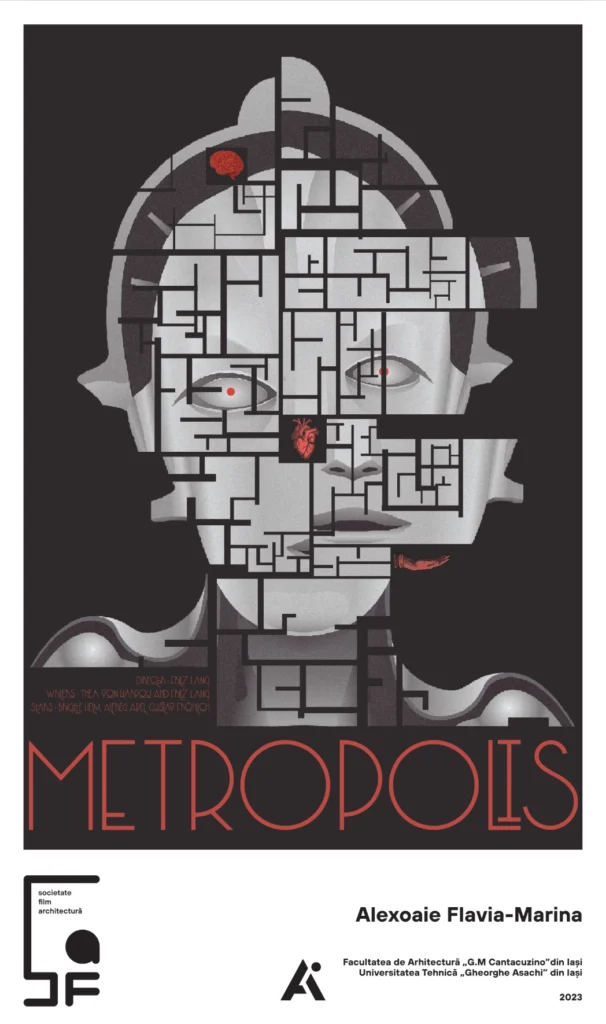 sf(a)society. film. architecture Metropolis alternative poster