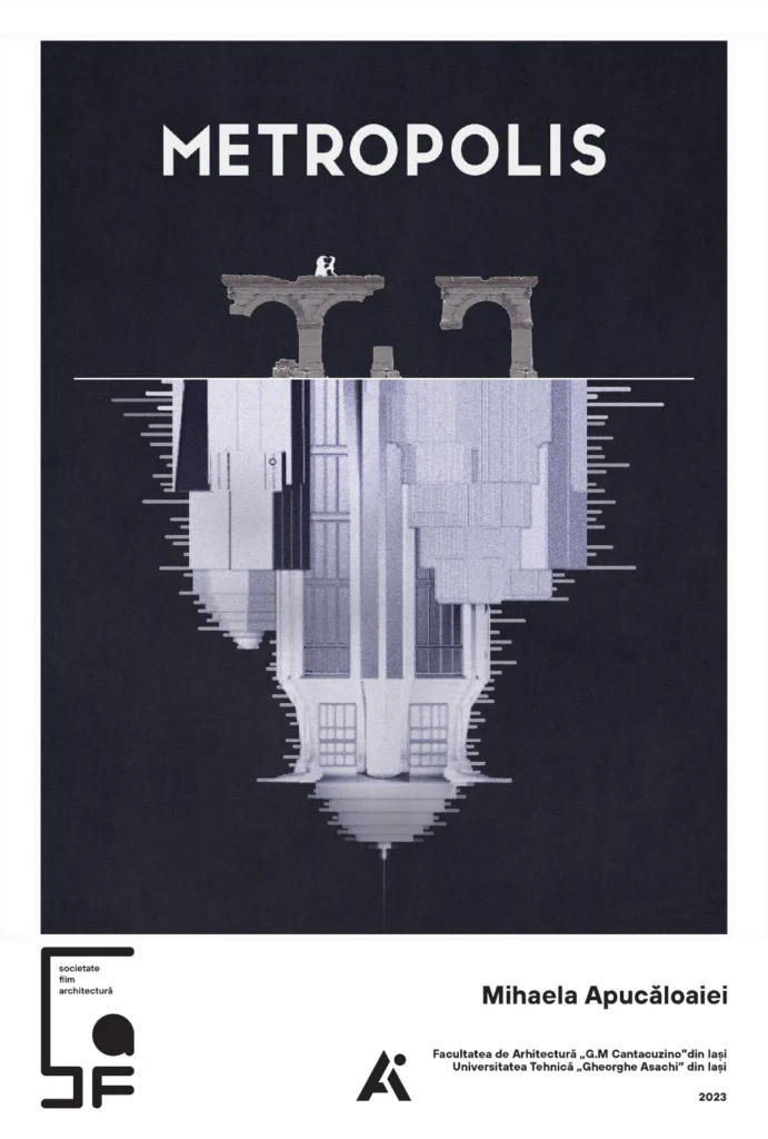 sf(a)society. film. architecture Metropolis alternative poster