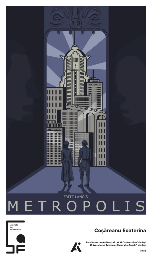 sf(a)society. film. architecture Metropolis alternative poster