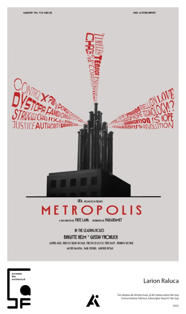 sf(a)society. film. architecture Metropolis alternative poster